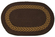 Dark Brown - Dark Wicker Block Band