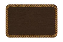Dark Brown - Dark Wicker Block Band