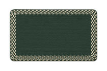 Dark Green - Dark Green & Cream Band