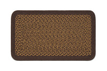 Dark Wicker Block - Dark Brown Band