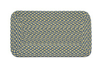 Williamsburg Blue, Yellow & Cream Block - Yellow Band