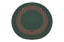Dark Green - Dark Green, Burgundy & Camel Band