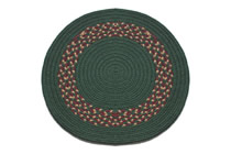 Dark Green - Dark Green, Burgundy & Camel Band