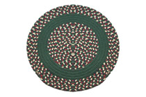 Dark Green, Navy, Burgundy & Beige - Dark Green Band