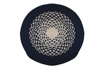 Roanoke Island - Navy & Cream