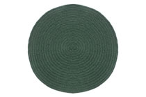 Bear Paw Round Braided Rug