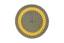 Williamsburg Blue, Yellow & Cream Block - Yellow Band