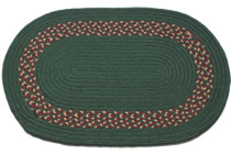 Dark Green - Dark Green, Burgundy & Camel Band