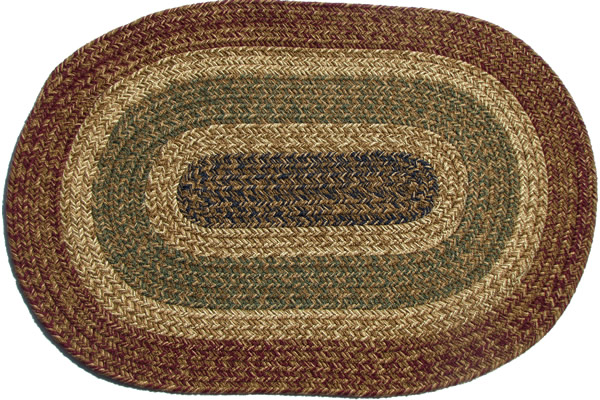 Colorado - Charles Sunset - Oval Braided Rug