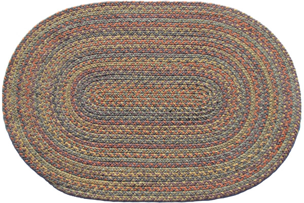 Highland Garden Wool Braided Rug, Oval Braided Rugs 5 215 800